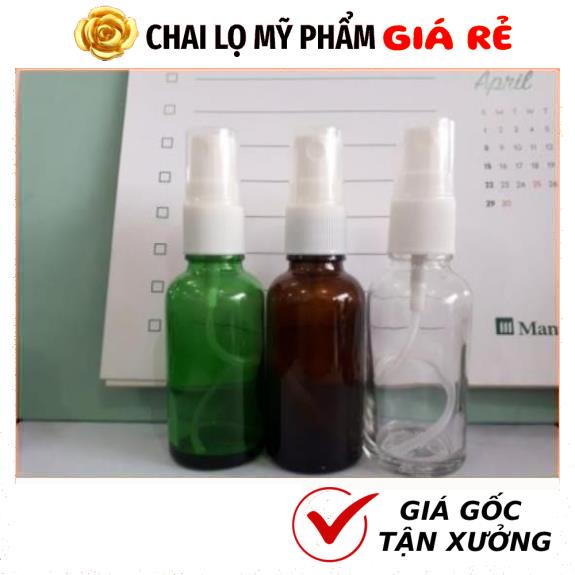 Chai Xịt Phun Sương Thủy Tinh 5ml,10ml Chiết Nước Hoa HUY HA COSMETIC PACKAGING