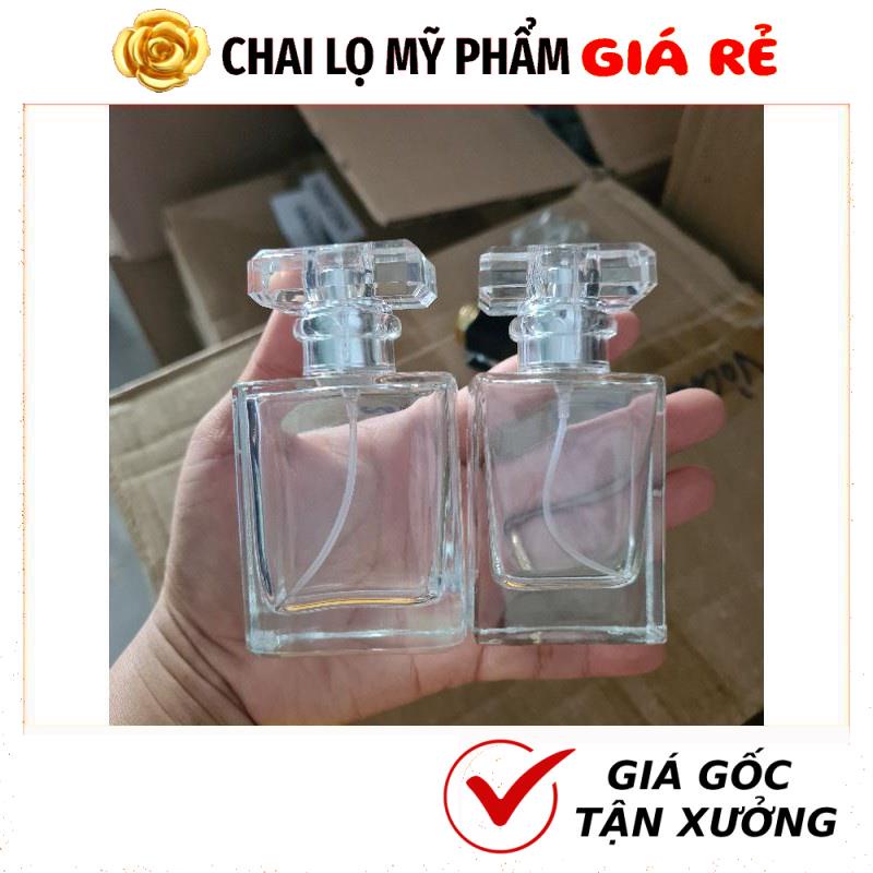 Chai Lọ Chiết Nước Hoa 30ml, 50ml Đựng Dầu Thơm HUY HA COSMETIC PACKAGING Top Rẻ
