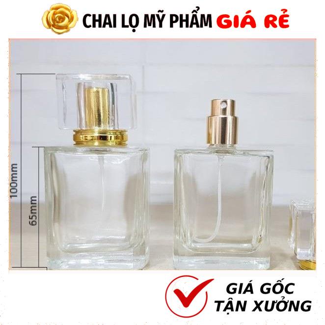 Chai Lọ Chiết Nước Hoa 30ml, 50ml Đựng Dầu Thơm HUY HA COSMETIC PACKAGING Top Rẻ
