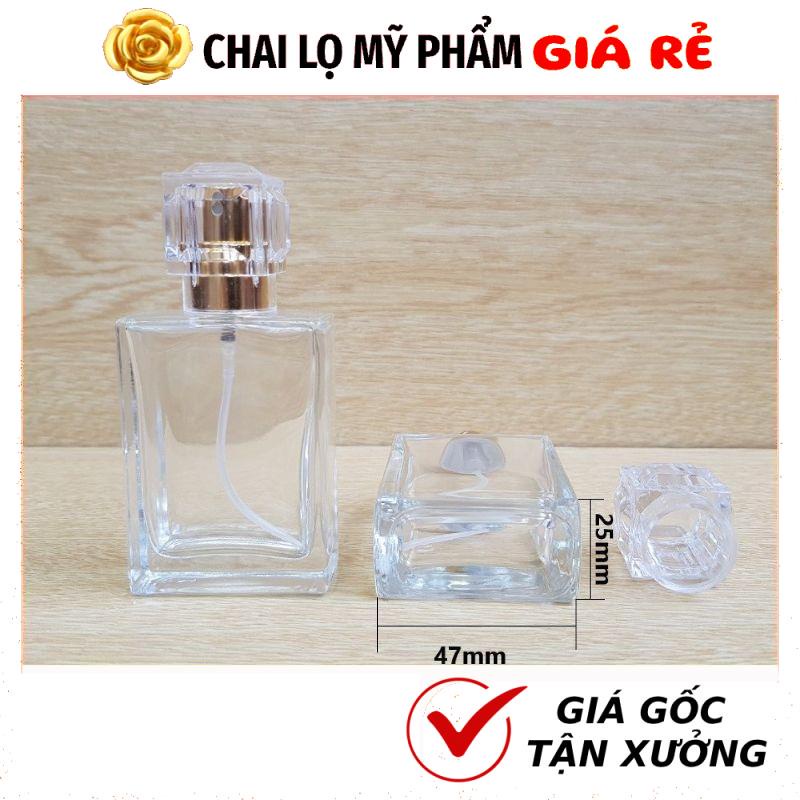 Chai Lọ Chiết Nước Hoa 30ml, 50ml Đựng Dầu Thơm HUY HA COSMETIC PACKAGING Top Rẻ