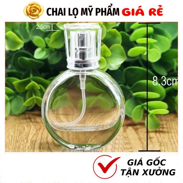 Chai Lọ Chiết Nước Hoa Hình Chữ O 30ml Đựng Dầu Thơm HUY HA COSMETIC PACKAGING, Phụ Kiện Du Lịch Top Rẻ