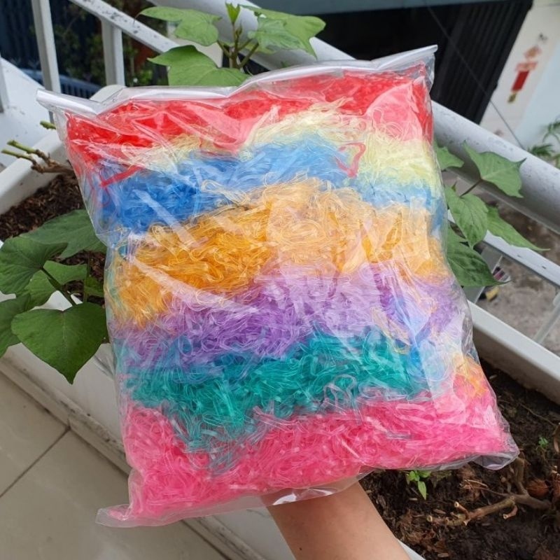 Chun Buộc Tóc Bịch thun thái siêu dẻo 100g, HUHA.