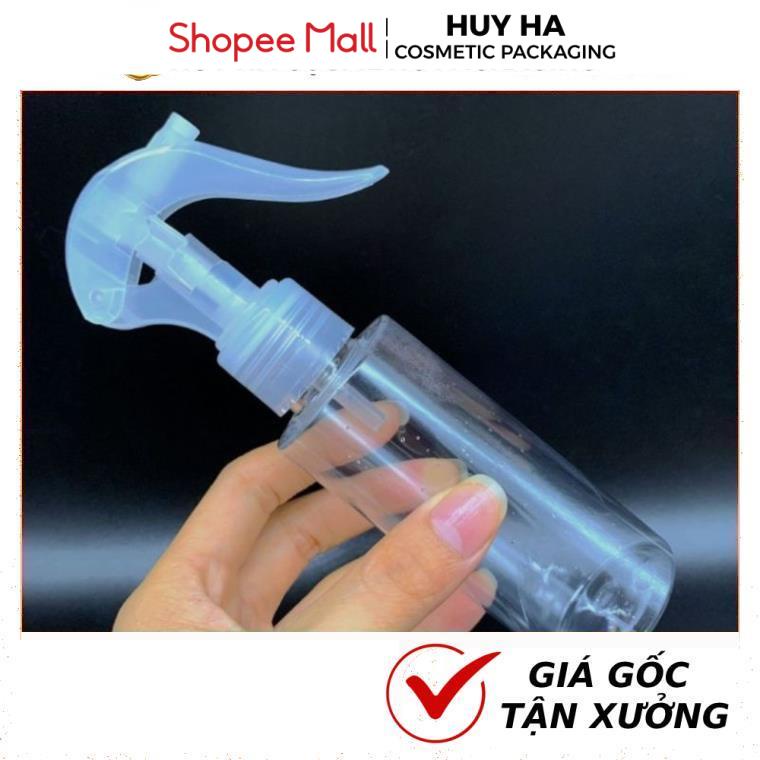 Chai Xịt Vòi Chuột HUY HA COSMETIC PACKAGING Nhựa Pet Vòi Chuột Vòi Chuột 100ml,150ml,200ml,250ml Rỗng Chiết Mỹ Phẩm .