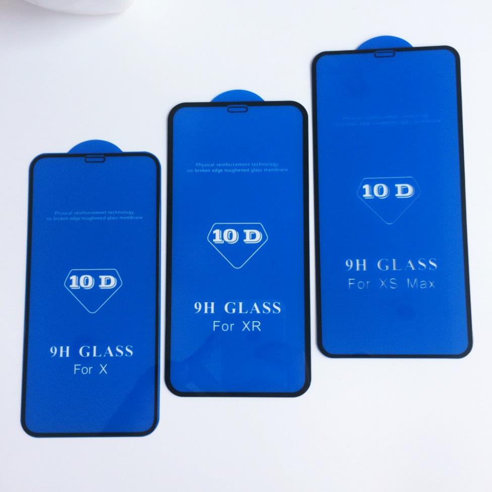 Cường lực full màn 10d 6/6S/6Plus/6SPlus/7g/8g/7Plus/8Plus/X/XS/XSMAX/11/11PRO/ 11PRO MAX