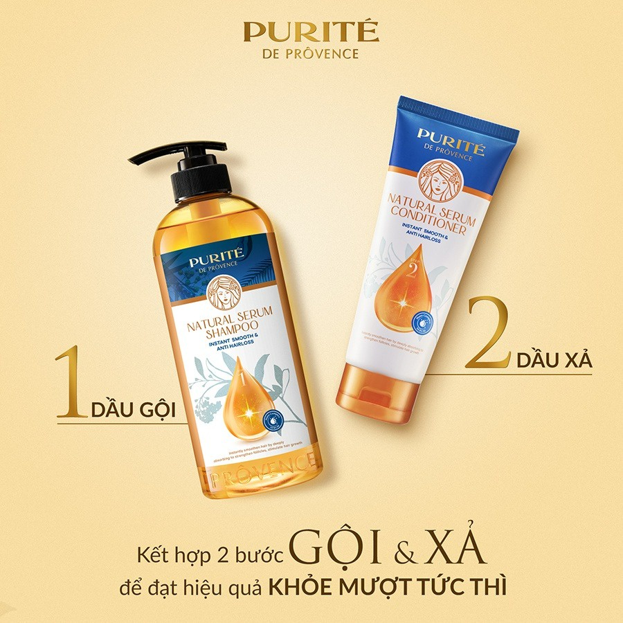 Dầu gội Purité serum thiên nhiên 620ml