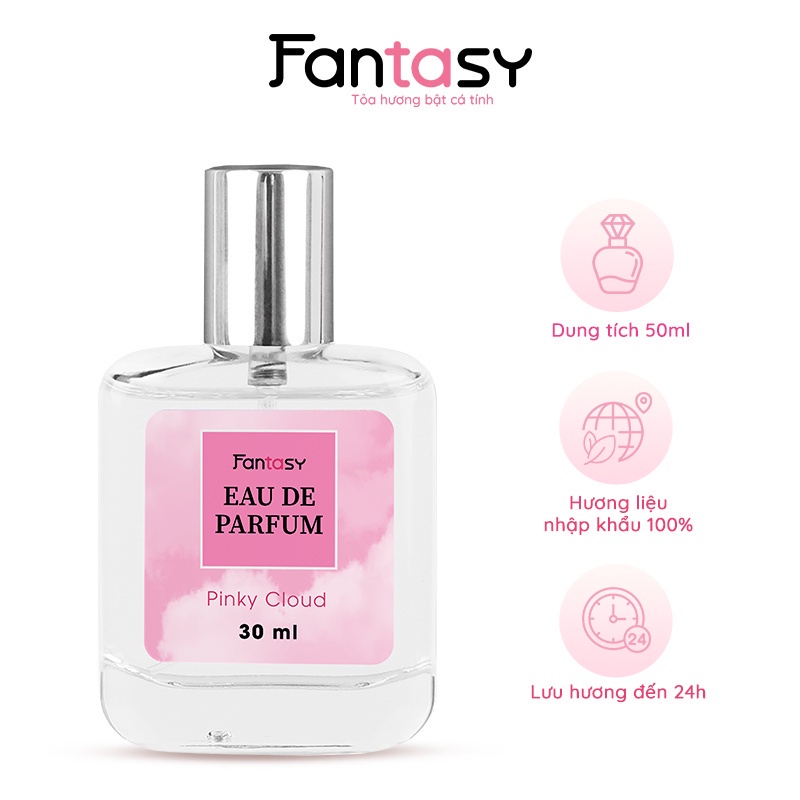 Nước hoa nữ cho học sinh, sinh viên Fantasy ngọt ngào - Pinky Cloud 30ml