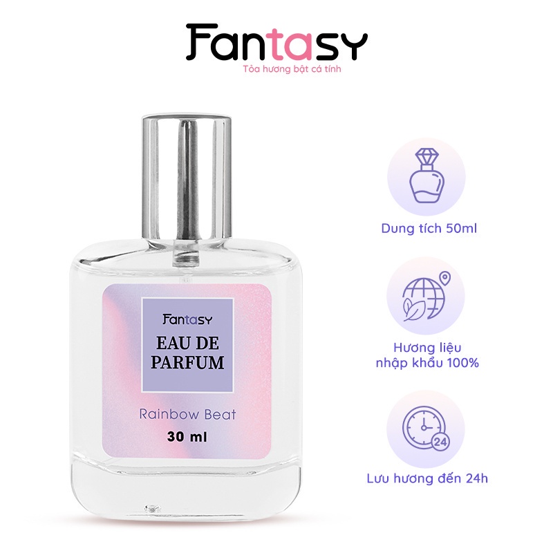 Nước hoa nữ cho học sinh, sinh viên Fantasy tự tin - Rainbow Beat 30ml