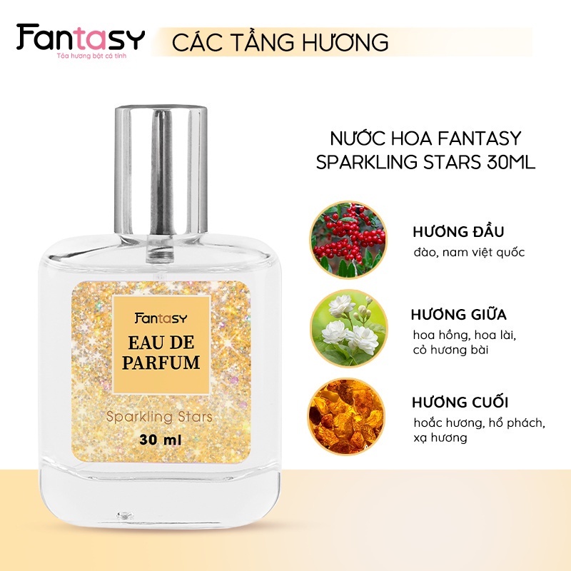 Nước hoa nữ cho học sinh, sinh viên Fantasy quyến rũ - Sparkling Stars 30ml