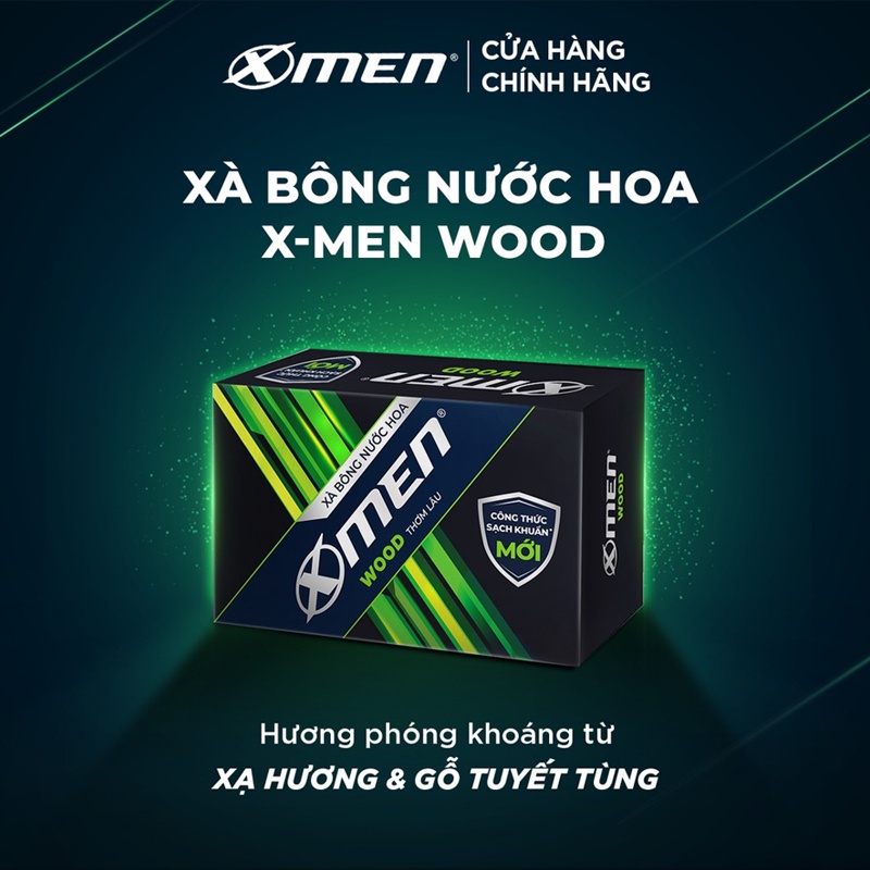 [Hàng Tặng Không Bán] Xà bông cục X-Men Wood 90g