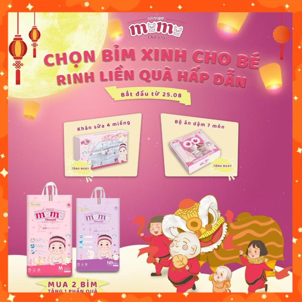 Tã bỉm dán/quần MOMOTARO, MOMO DIAMOND, MOMO LUXURY chính hãng S112/M96/M92/L84/XL78/XXL72/XXXL70 cc