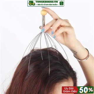 Cây Massage Đầu, Thư Giãn, Ngủ Ngon Sâu Giấc, Tuần Hoàn Máu, Giảm Đau Đầu, Quà Sức Khỏe - Tongkhosi68.VN