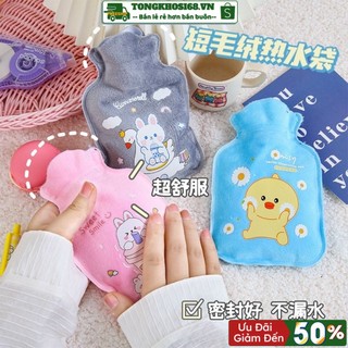 Túi Chườm Nóng,Lạnh Giảm Đau Bụng Kinh/ Hạ Sốt Đa Năng chất liệu Nhung Mềm Siêu Dễ Thương - Tongkhosi68.VN