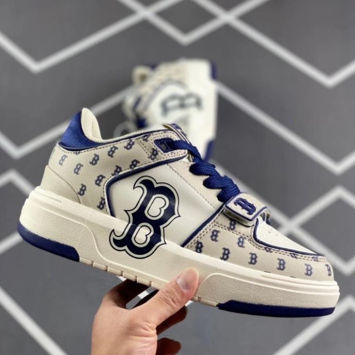 Giày thể thao MLB chunky liner dán_Giày MLB Chunky quai dán họa tiết Bản Cao Cấp Đế 5cm hot trend_2023