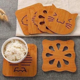 Miếng đế lót nồi bằng gỗ
