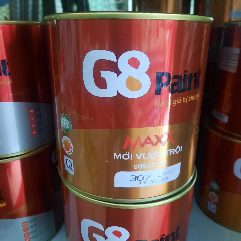 Sơn gỗ Pu G8 mã cao cấp lon 1kg