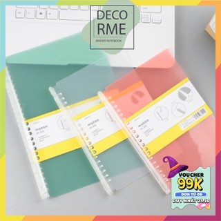 A5 B5 Thanh còng nhựa set bìa nhựa phụ kiện làm sổ còng sổ planner Kingdecor