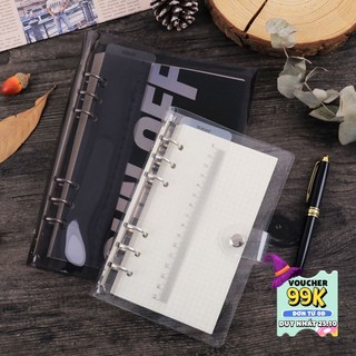 Sổ còng A6 6 còng bìa sổ còng binder giấy refill full set sổ A6 vpp Bukavn