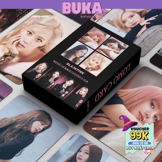 Lomo Card Blackpink BPTG 3 BuKa card bo góc album mới nhất Kpop Lisa, Jennie, Jisoo, Rosé hộp 55 card ảnh