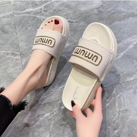 Dép Bánh Mỳ Nữ MUMU Độn Đế Siêu Hót Trends