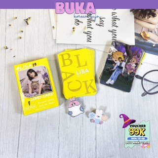 Lomo card blackpink buka album ảnh thần tượng kpop hộp 55 ảnh bo góc lisa card ảnh
