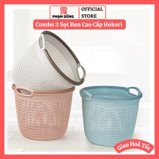 Sọt nhựa đựng quần áo , sọt đan to đựng đồ trái cây , vật dụng gia đình đa năng
