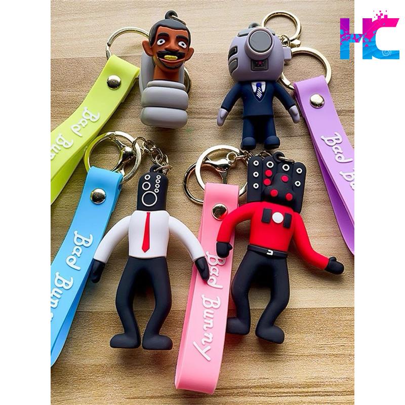 Móc Khoá Skibidi Toilet Nhựa Dẻo Dễ Thương - Hottrend - hang_chuan