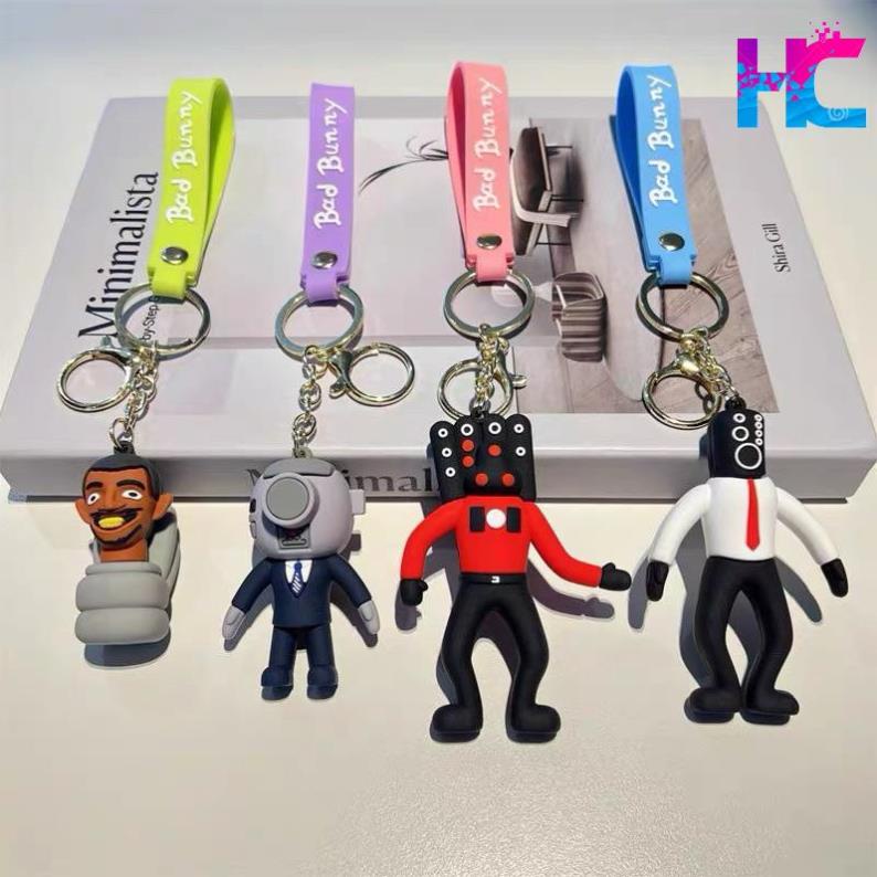 Móc Khoá Skibidi Toilet Nhựa Dẻo Dễ Thương - Hottrend - hang_chuan