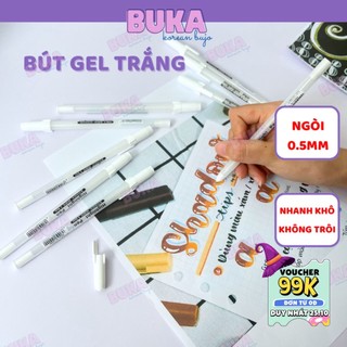 Bút gelly trắng bút mực gel trắng MAOKE TOUCHCOOL Buka bút đi nét mực trắng