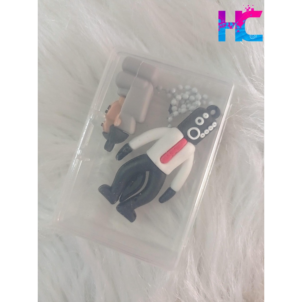 Mô Hình Skibidi Toilet Quái Vật Bồn Cầu - Móc khóa Skibidi Toilet - hang_chuan