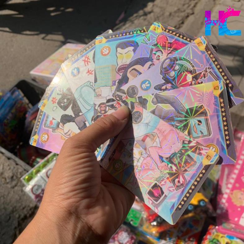 Thẻ bài Skibidi Toilet - Thẻ bài quỷ đầu loa - 8 thẻ 1 gói - hottrend