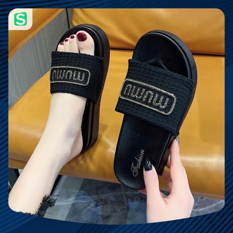 Dép Bánh Mỳ Nữ MUMU Độn Đế Siêu Hót Trends