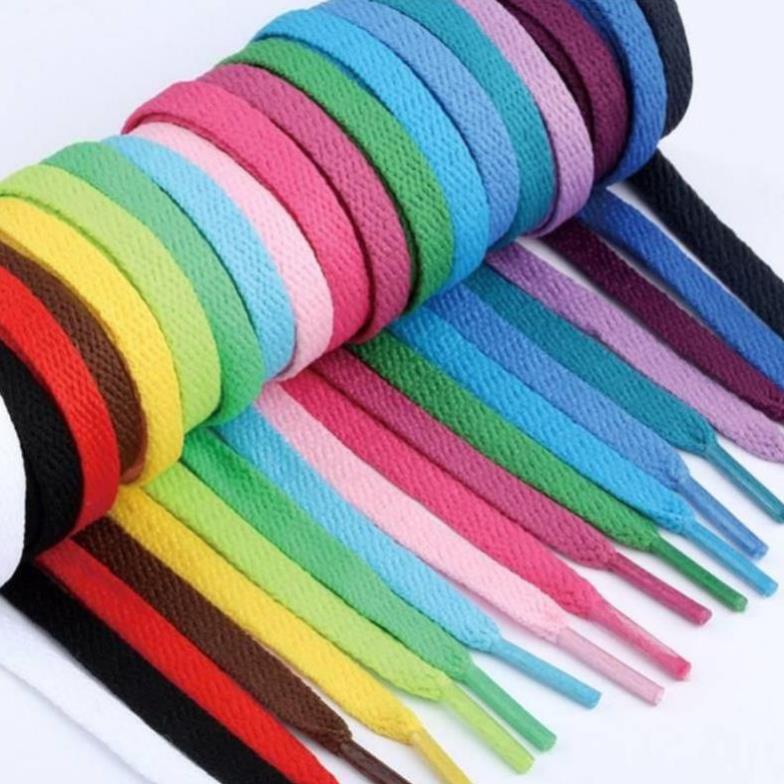 Dây giày thể thao dẹp nhiều màu sắc, dây giày phù hợp với các loại giày Sneaker độ dài 120cm và 160cm - MH1