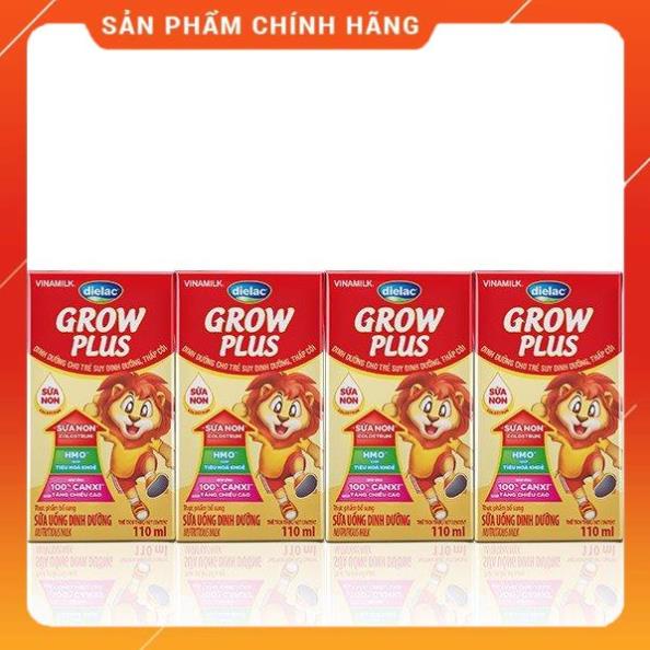 Có thẻ tích điểmSữa Uống Dinh Dưỡng Dielac Grow Plus Sữa Non - Thùng 48