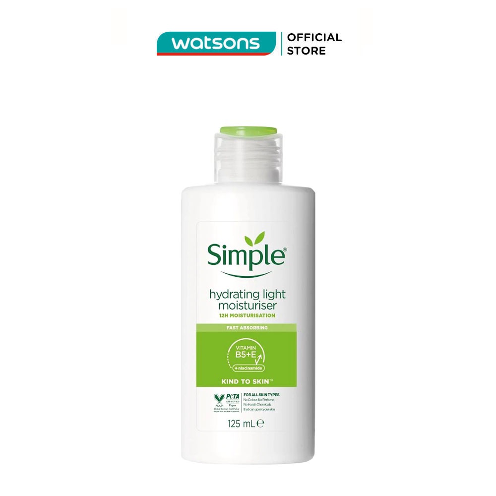 [QUÀ TẶNG KHÔNG BÁN] Simple Hydrating Light Moisturiser 125ml