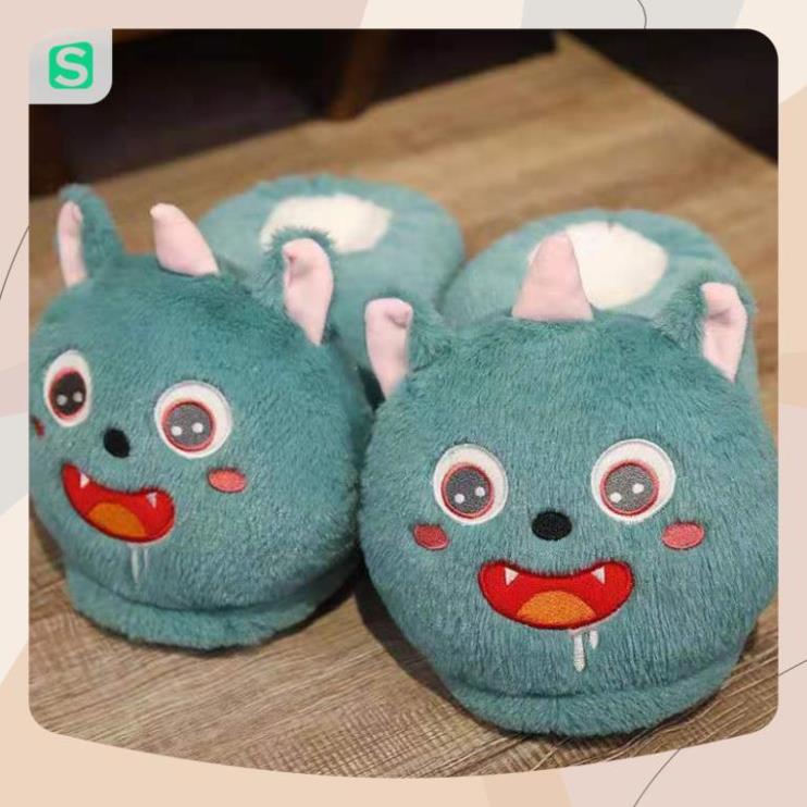 Dép Bông Đi Trong Nhà Mùa Đông Hình Thú Dễ Thương Ấm Áp Chống Trượt 2023