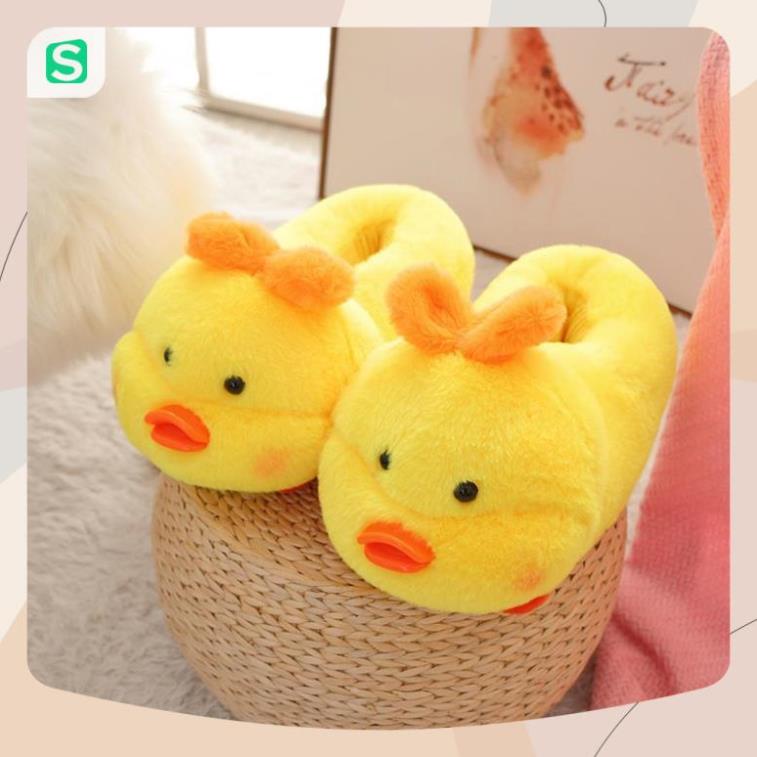 Dép Bông Hình Chú Vịt Đáng Yêu Fullsize Từ 35-42 Hot Hit 2022