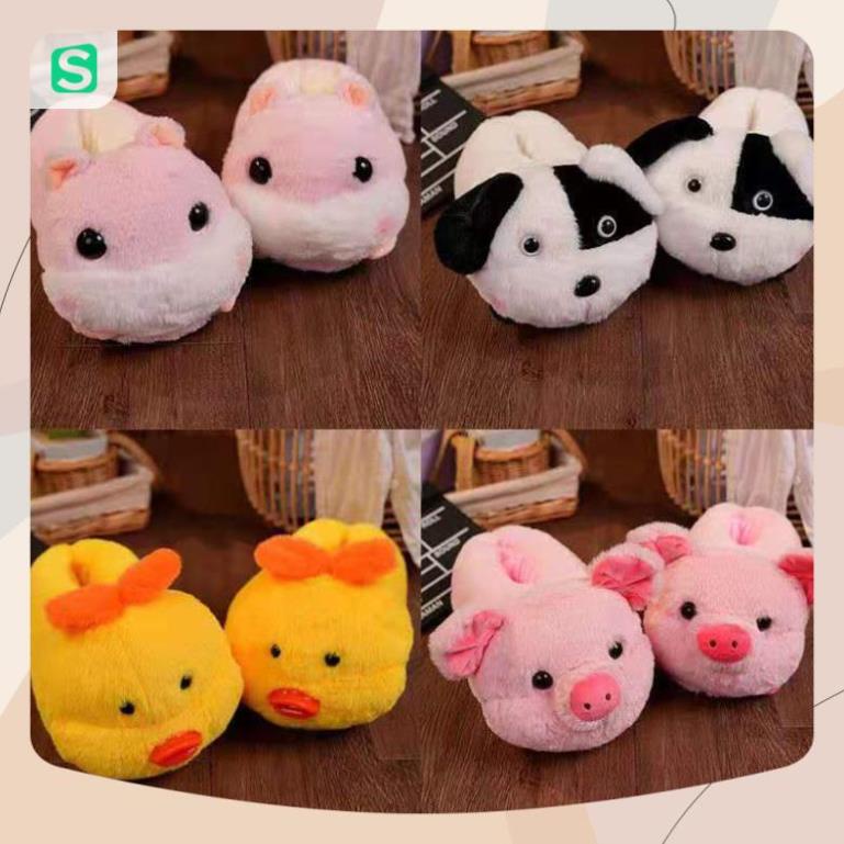Dép Bông Hình Chú Vịt Đáng Yêu Fullsize Từ 35-42 Hot Hit 2022