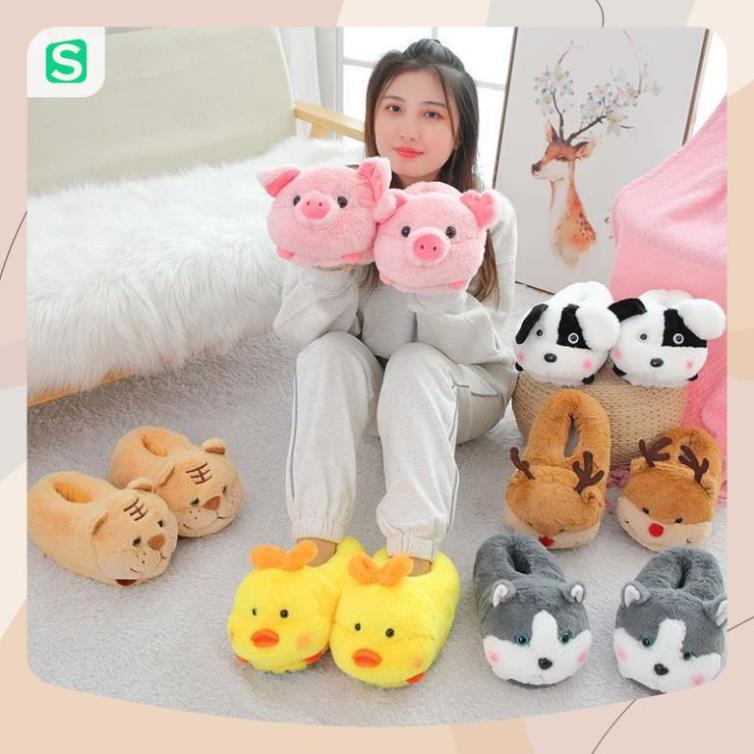 Dép Bông Hình Chú Vịt Đáng Yêu Fullsize Từ 35-42 Hot Hit 2022