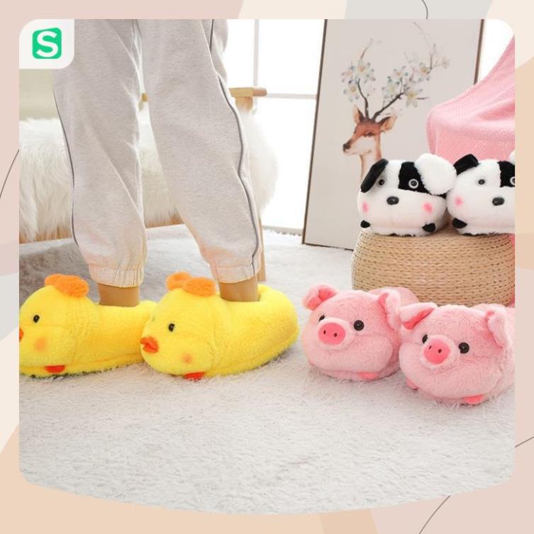 Dép Bông Hình Chú Vịt Đáng Yêu Fullsize Từ 35-42 Hot Hit 2022