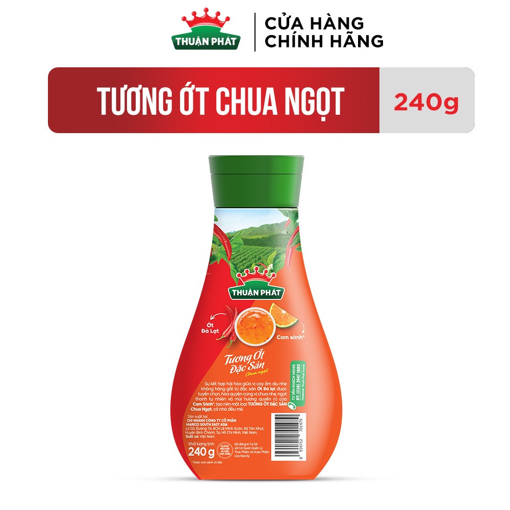 TƯƠNG ỚT THUẬN PHÁT CHUA NGỌT 240G