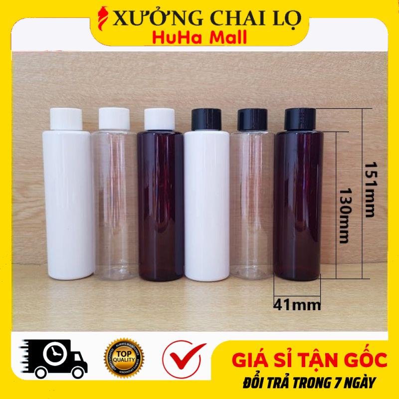 Chai Chiết Nước Tẩy Trang ❤ Siêu Rẻ ❤ Chai Nhựa Pet Nắp Vặn Kèm Nút Nhỏ Giọt 20ml,30ml,50ml,100ml,150ml,200ml,250ml