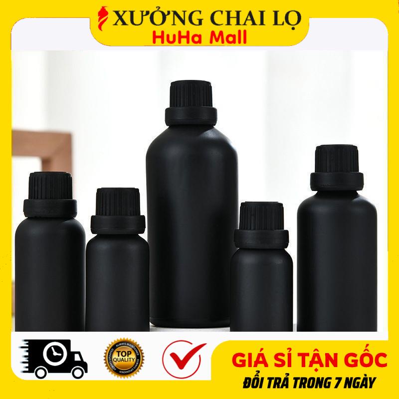 Chai Lọ Đựng Tinh Dầu Nắp Vặn Đen,Trắng Chiết Serum, Phụ Kiện Du Lịch