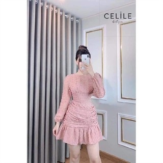 Váy lông hạt nổi
