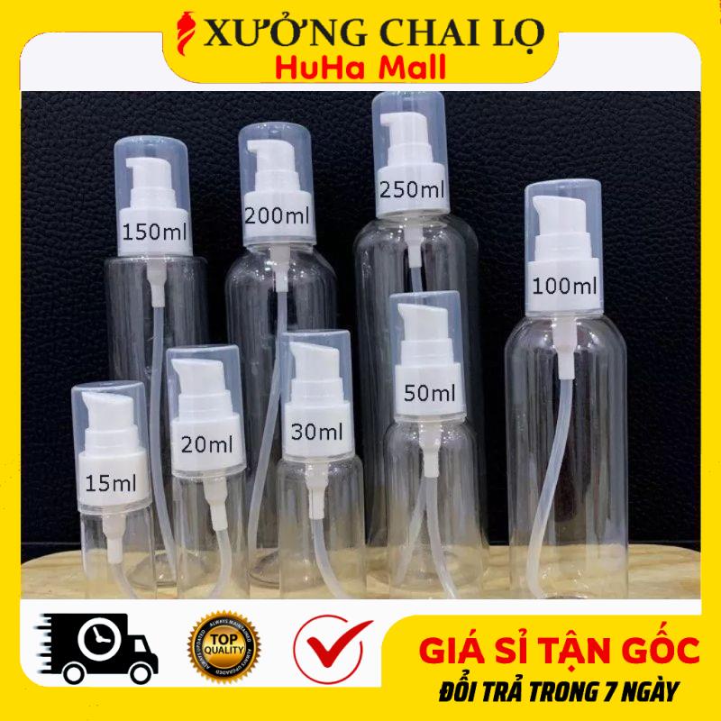 Chai Lọ Chiết Mĩ Phẩm ❤ Siêu Rẻ ❤ Chai Lọ Nhựa Pet Xịt Giọt 10ml - 300ml Chiết Mỹ Phẩm Du Lịch