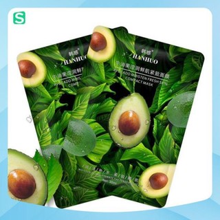 Mặt nạ trái cây bơ axit hyaluronic hanhuo 6 vị dưỡng ẩm làm trắng
