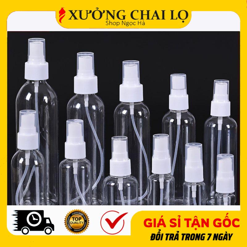 Chai Xịt Phun Sương ❤ Siêu Rẻ ❤ Chai Lọ Nhựa Pet Xịt Phun Sương 10ml,15ml,20ml,30ml,50ml,100ml Chiết Nước Hoa, Tinh Dầu