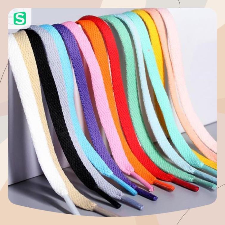 Dây giày thể thao dẹp nhiều màu sắc, dây giày phù hợp với các loại giày Sneaker độ dài 120cm và 160cm - MH1