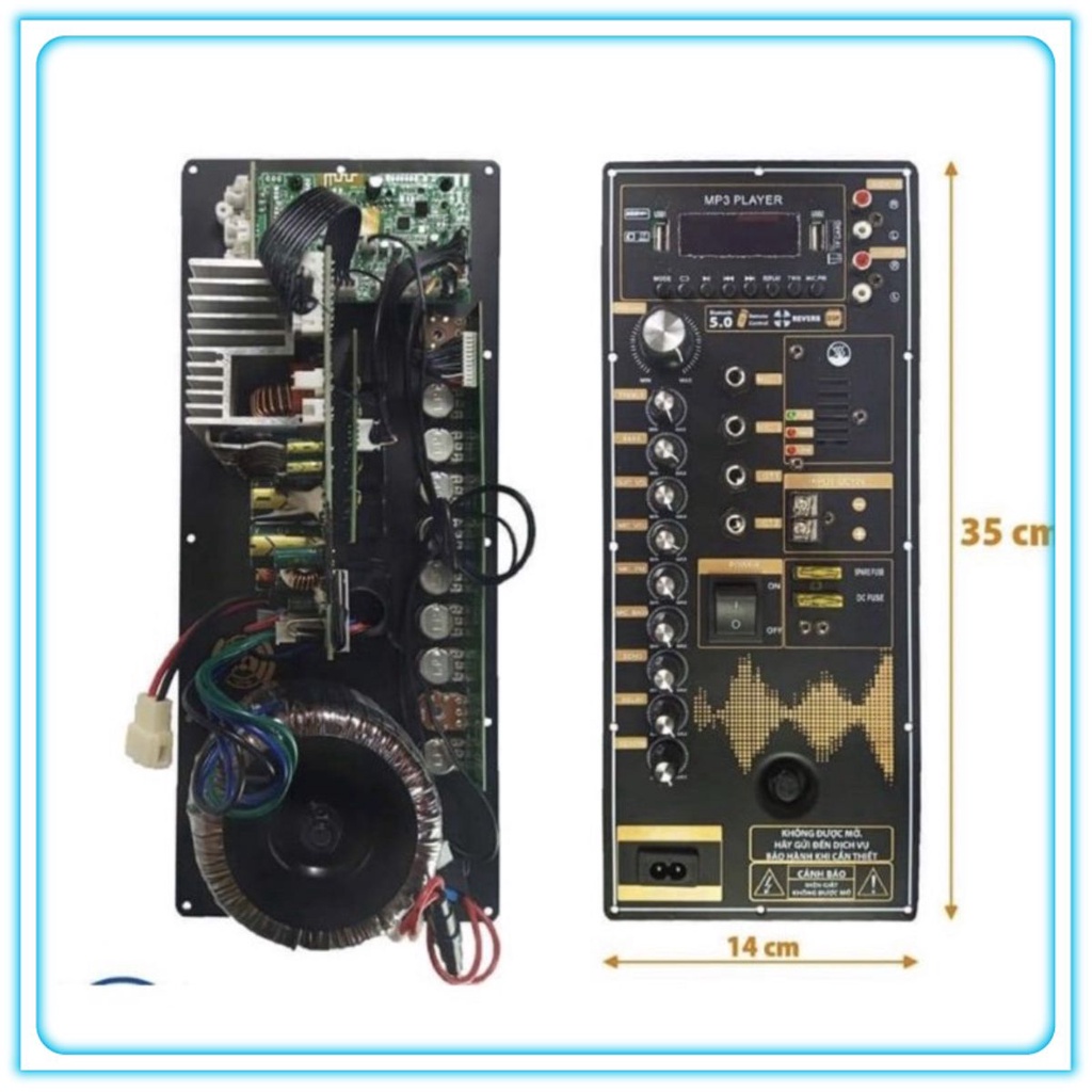 🔥GIÁ TỐT🔥 MẠCH LOA KÉO REVERT 200w NGUỒN XUYẾN(15x35)