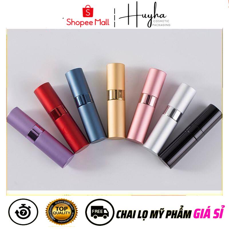 Chai Lọ Chiết Nước Hoa 15ml Hút Chân Không Đựng Dầu Thơm HUY HA COSMETIC PACKAGING Phụ Kiện Du Lịch