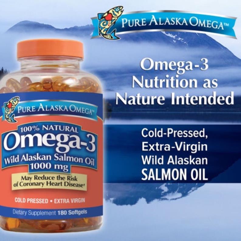 Dầu cá hồi pure alaska omega 3 nhập từ Mỹ Chính Hãng